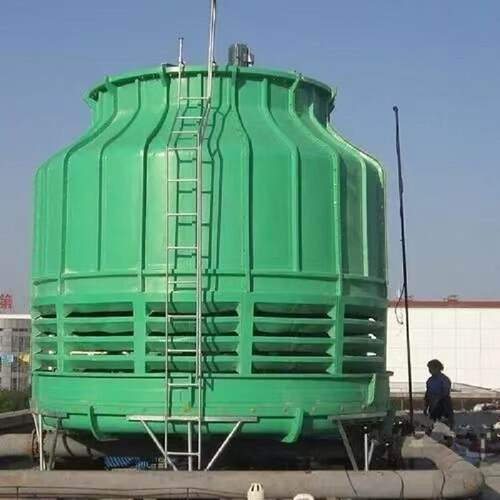 玻璃钢圆形逆流式冷却水塔工业商用水散热降温设备凉水塔换热