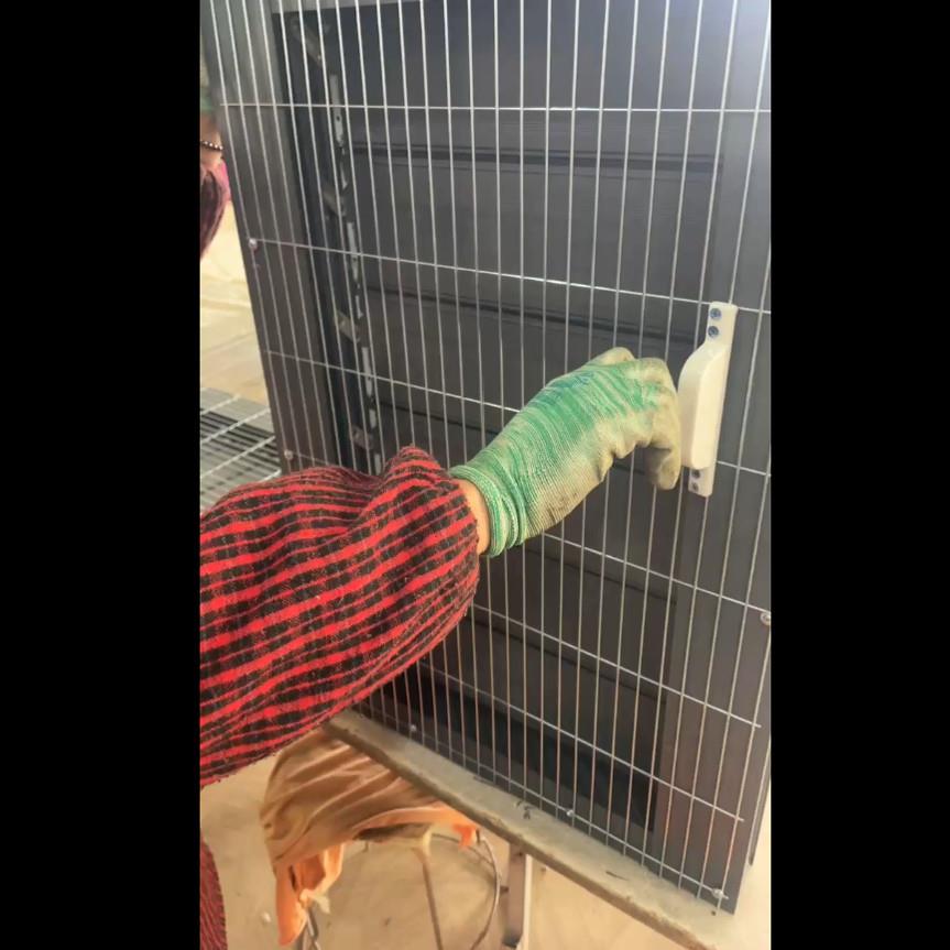 鸽子通风窗/鸽舍铝合金百叶窗/鸽棚避光窗通风口可调节手动电动