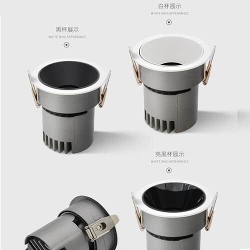 PLC转0-10V智能射灯AI可编程DALI可控硅0-10V绿米深防眩调光调色