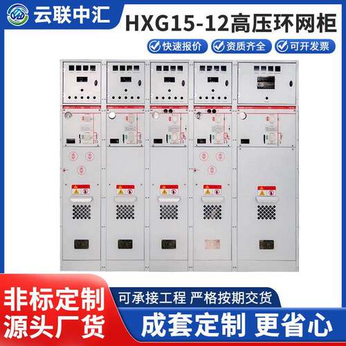 10kv高压环网柜HXG15-12箱式电缆分支箱开闭所六氟化硫SF6充气柜