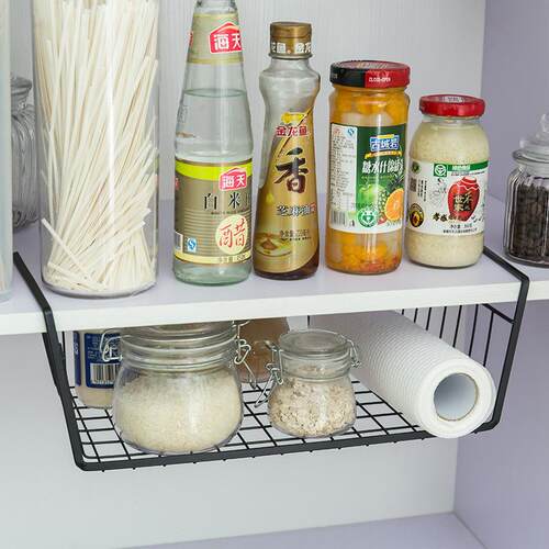 Under-cabinet storage rack, suitable for college dormitory w