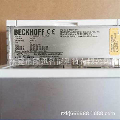BECKHOFF倍福控制器CX5130-0123CX5130-0121原装现货议