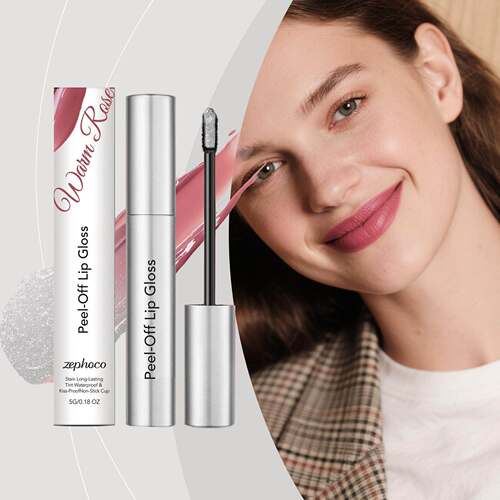 Zephoco Warm Rose Tint Lip Stain - Moisturizing and Nourishi