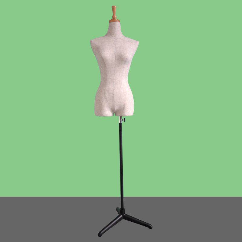 修身款女半身模特插针包布试衣模特服装店橱窗展示模特无手女半身