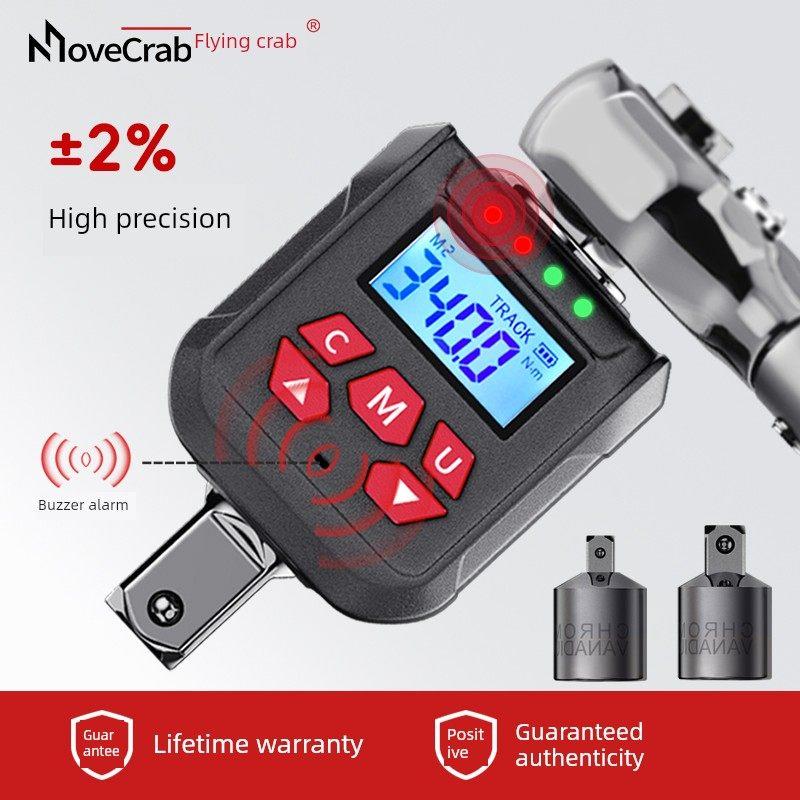 Movecrab飞蟹数显扭矩计高精度扭矩计扭矩测试仪数字校准扳手配件