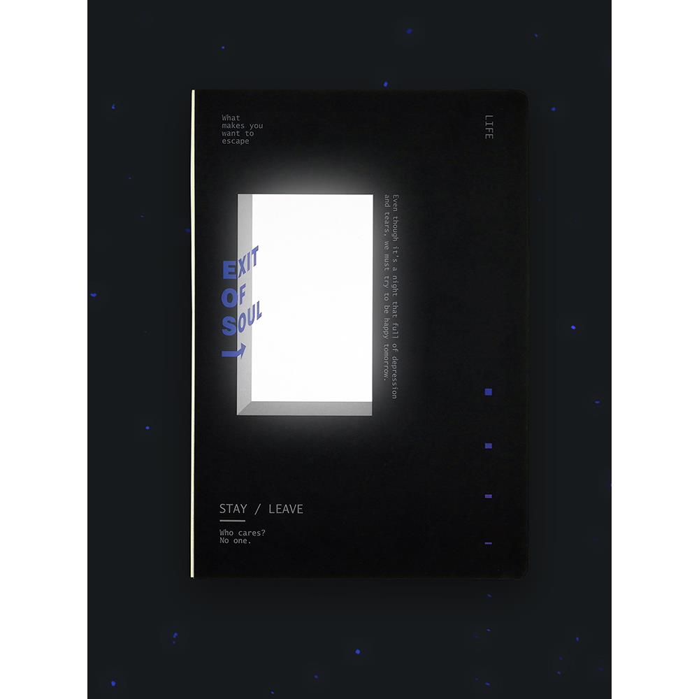 时间开物原创意a5文艺空白简约日记事画画手账笔记本子牛皮纸牛皮