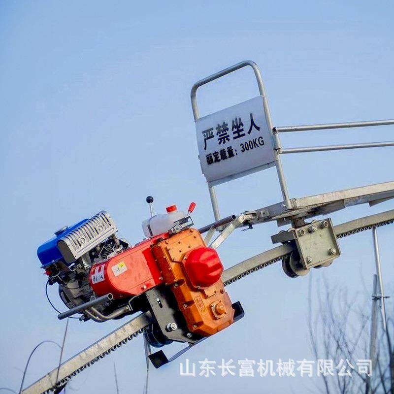 轨道运输车低压轨道智能工具农用轨道车可拐弯升高农业轨道搬运车