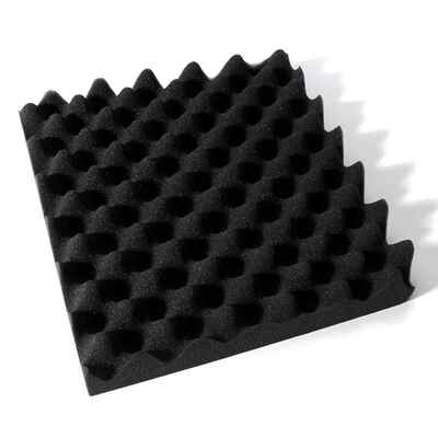 30 x 30 x 6cm Soundproofing Foam Egg Crate Acoustic Wedge Fo