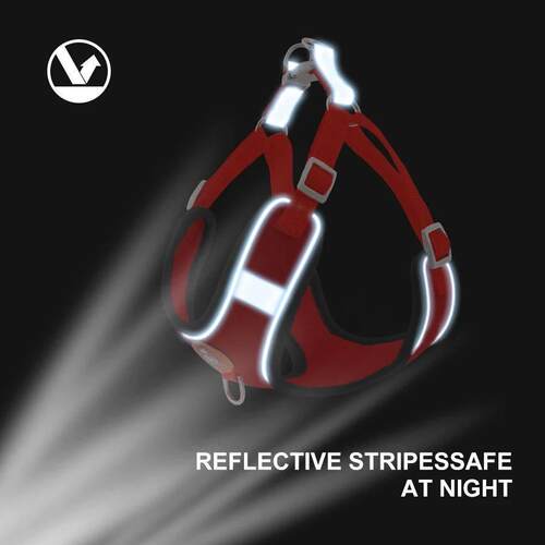 Pet Dog harness No Pull Breathable Reflective Dog harness an