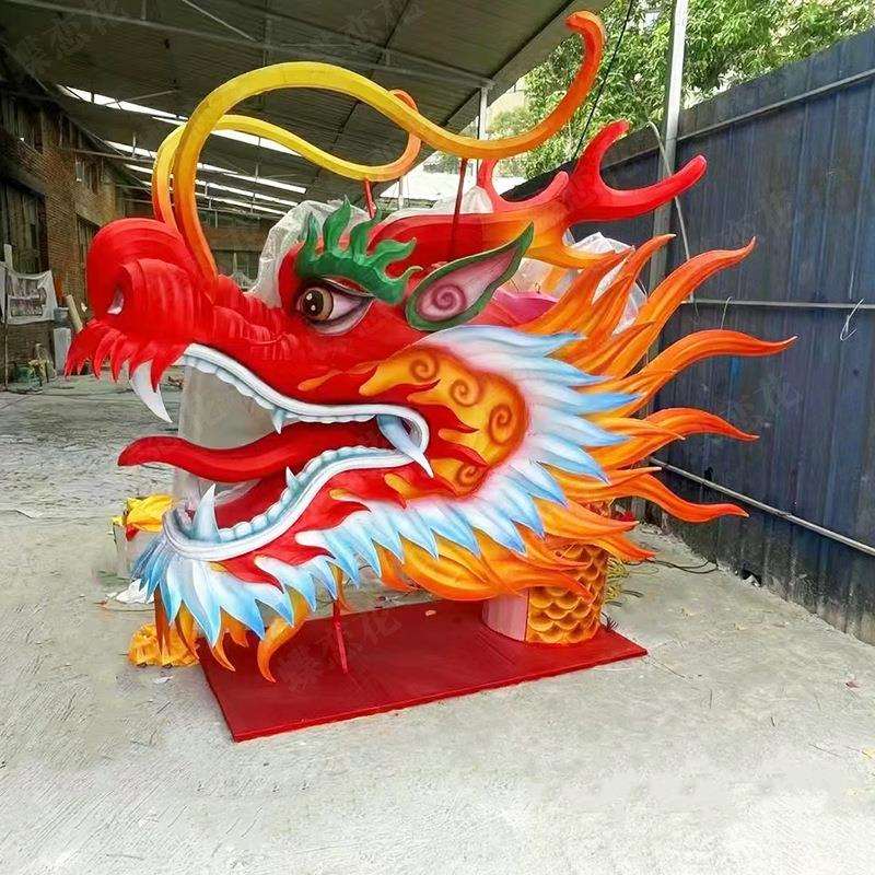 中国龙头花灯2026龙年景观灯组户外摆件景区不夜城文旅亮化龙灯