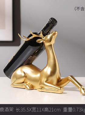 高档现代轻奢高档玄金钱豹子摆件家居客厅办关动公室桌面物装饰品