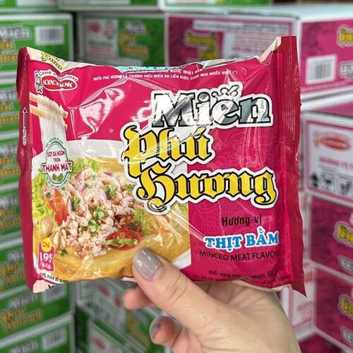 越南粉丝米线Mien phu huong ThitBam/SuonHeo肉沫味整箱24包