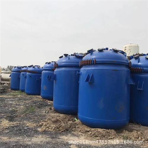 出售搪瓷反应釜50L100L300L500L多规格不锈钢电加热乳胶漆反应釜