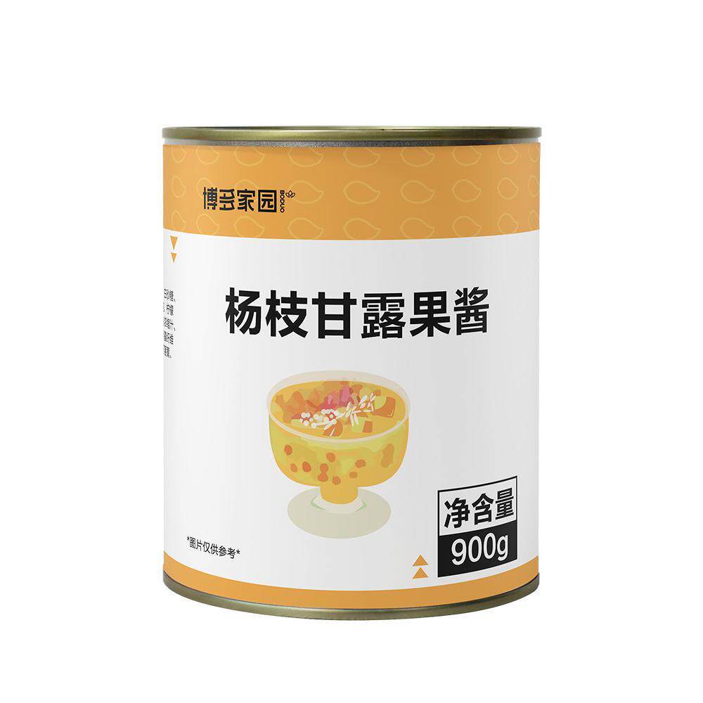 博多家园杨枝甘露果酱芒果果肉果酱冷饮热饮奶茶店原料新品900g