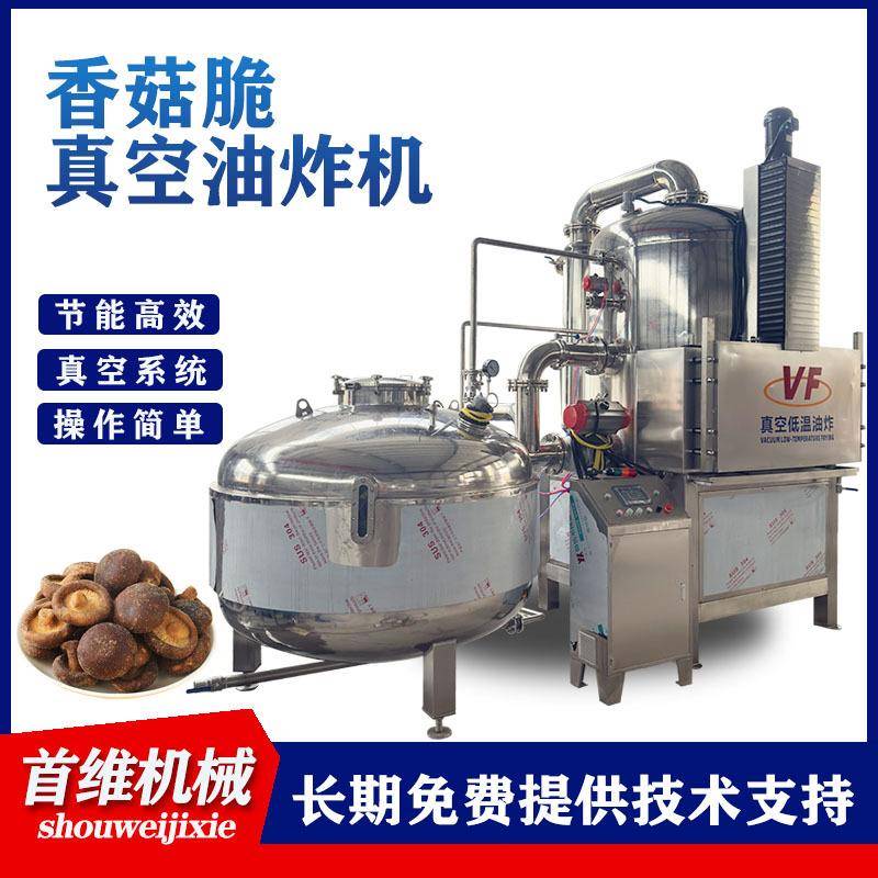 食用菌脆片低温油炸炉休闲零食真空油炸机黄桃脆片真空油炸锅