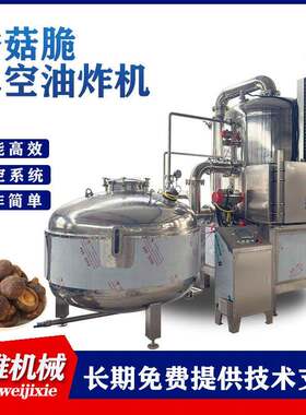 食用菌脆片低温油炸炉 休闲零食真空油炸机 黄桃脆片真空油炸锅