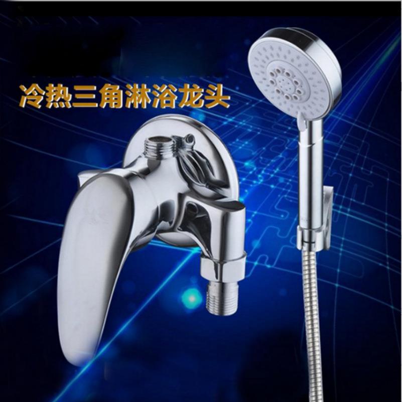 超级工厂铜4分淋浴阀明装淋浴开关学生宿舍公共澡堂热水器混合阀