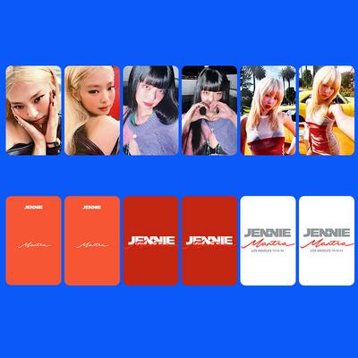 JENNIE金珍妮solo单曲MANTIA MCD打歌小卡同款BLACKPINK粉墨周边