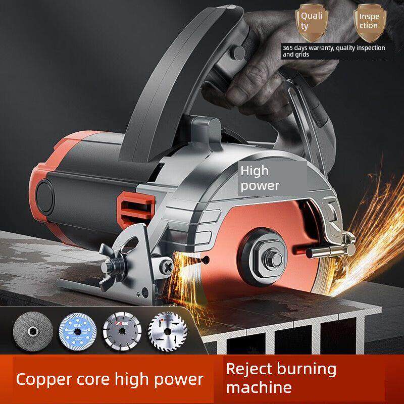 正品切割机大功率家用多功能木工瓷砖石材金属切割云石机手提电锯