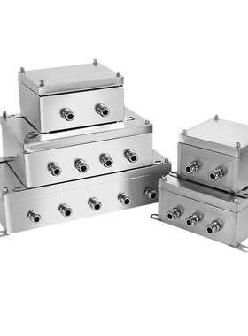 304不锈钢室外防水分线盒316L 201 户外三防UK端子箱接线箱接线盒