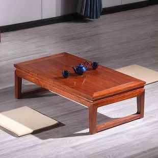 红木榻榻米茶几刺猬紫檀飘窗小桌子花梨木卧室阔叶黄檀矮桌炕几