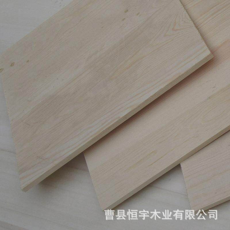 实木板材樟子松木直拼板可碳化烧色九厘板原木板薄木板木板片