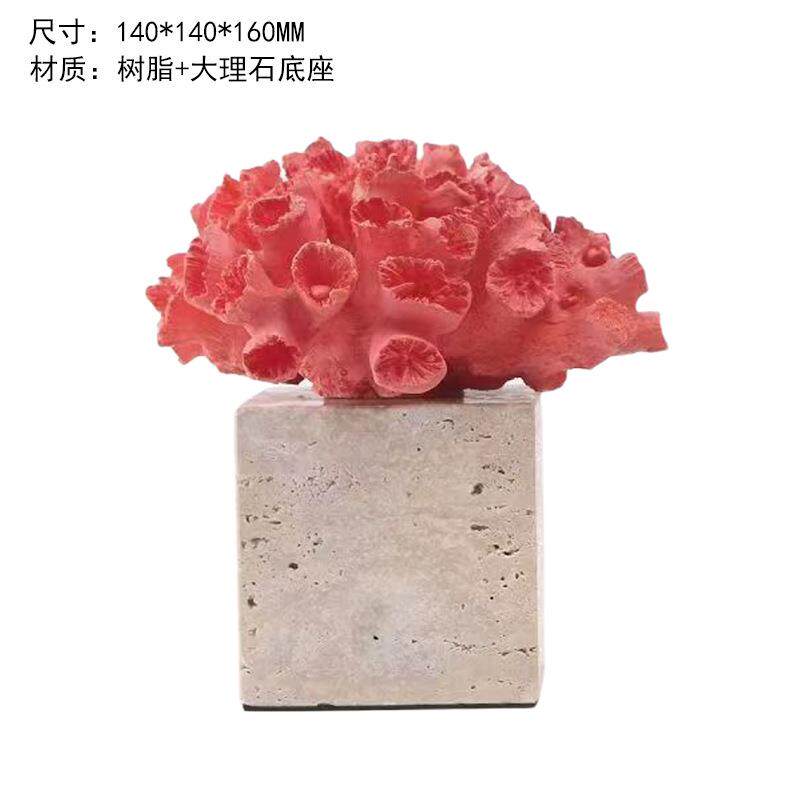 树脂摆件新中式现代镂空摆设样板房售楼软装玄关博古架家居装饰品
