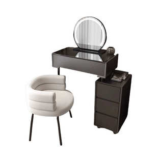 风一体现代黑小户型红instal2025梳妆台收纳简约网迷你整装卧室柜