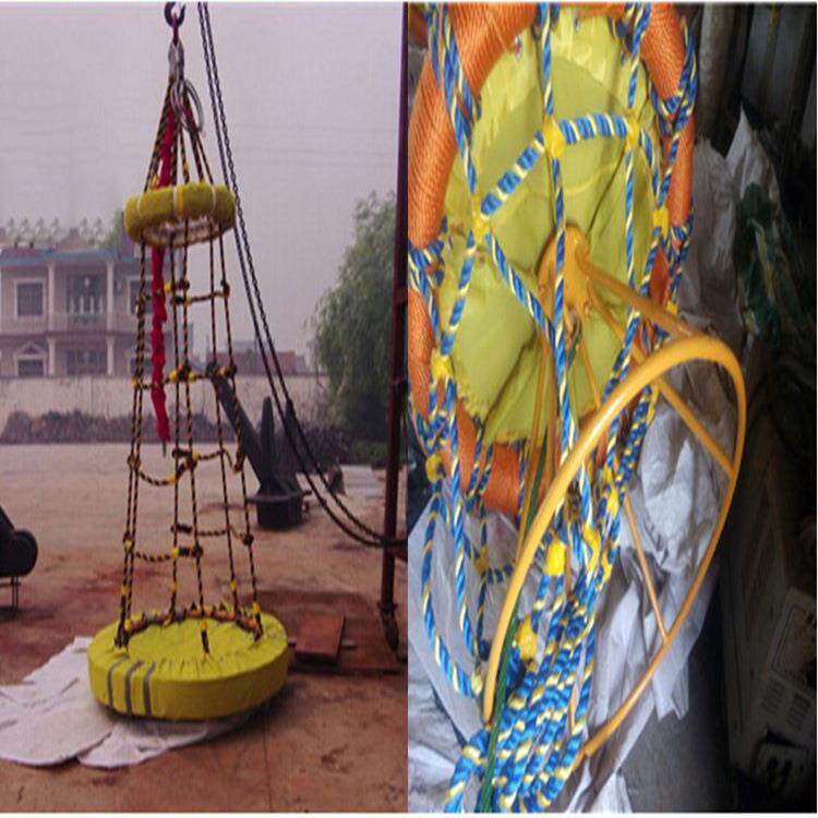 立式吊笼 5人-10人平台救生吊笼 石油平台作业攀爬网带CCS证