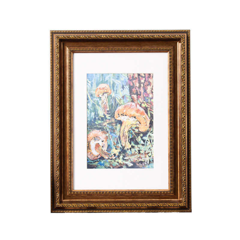 美式复古大画框空框装裱16 20寸4开8K相框挂墙A4a3油画框架批发