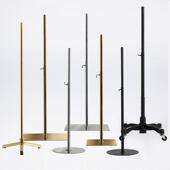 半身模特底座底盘金色黑色铁质支架子底座配件不锈钢地台方形