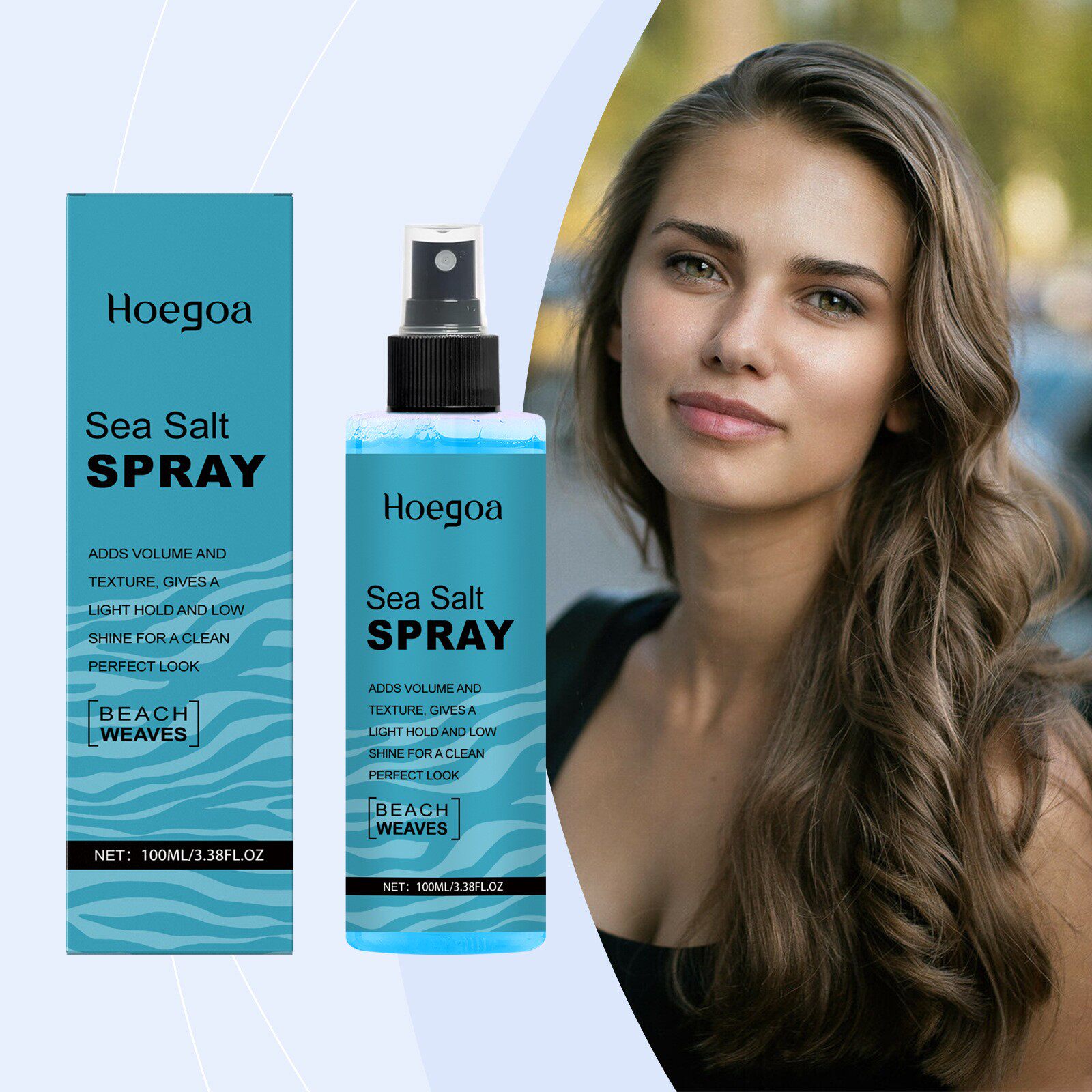 HOEGOA Sea Salt Texture Hair Spray - Refreshing Airy Styling