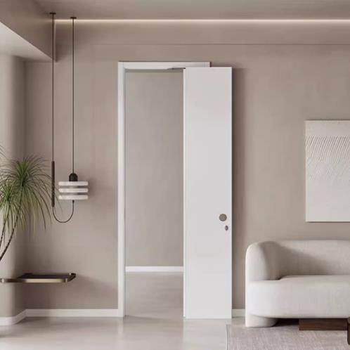 pd门定制180度折叠门无轨平移隐形一体门浴室厕所窄边推拉折叠门