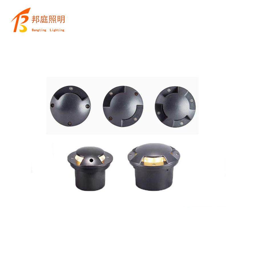LED侧光地埋灯1W3W龟背灯台阶灯户外防水不锈钢踏步灯透光埋地灯