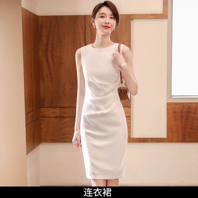 高档白色西洋装225春0秋新款职业套装气七分袖西服质正装女装工作