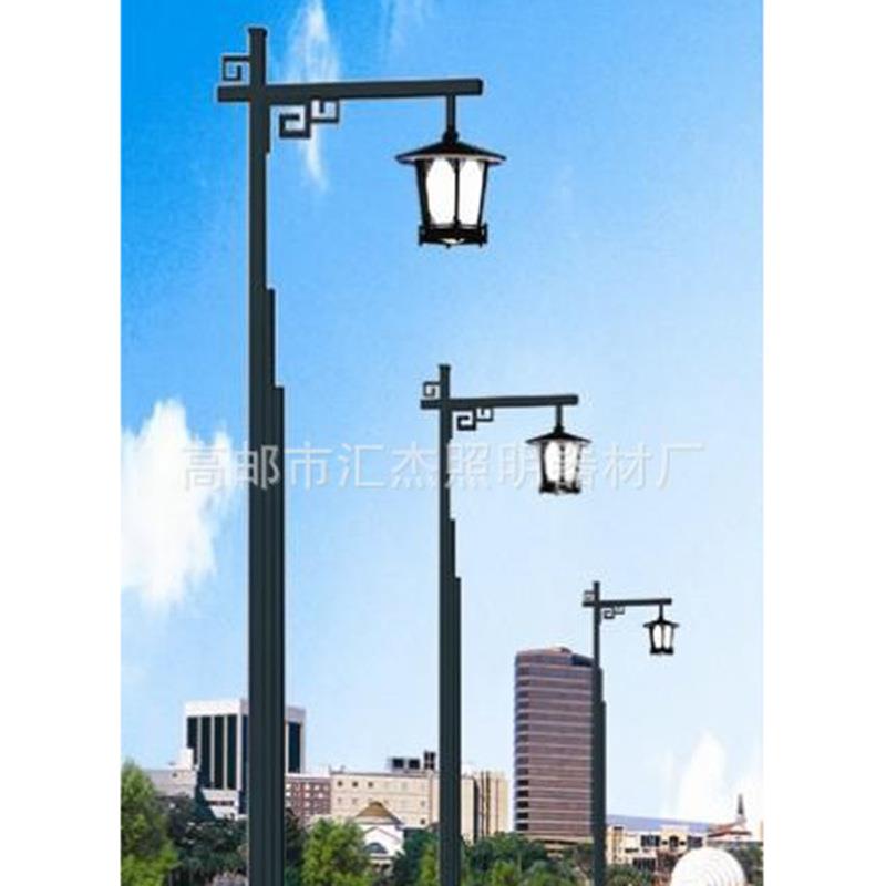 仿古庭院灯 小区广场异形杆庭院灯户外led太阳能压铸铝庭院灯厂家