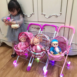儿童玩具推车带娃娃女童孩，过家家手推仿真购物车，婴儿宝宝生日礼物