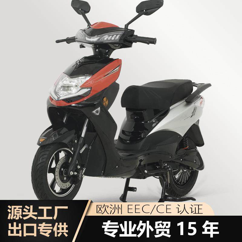 外贸新款电动车大型长跑王外卖高速踏板电摩电动摩托车成人电动车