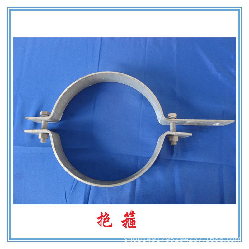 湖州镀锌铁件杆用抱箍 电线杆固定抱箍金具