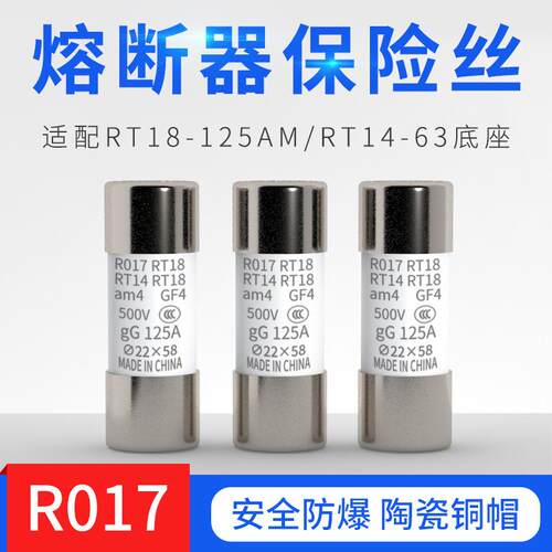 熔断器厂 R017/RO17 100A 陶瓷保险芯 32~125A