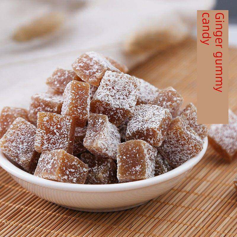 姜汁软糖块，手工正宗姜糖茶，原味老姜，老式红糖姜片，小吃，潮