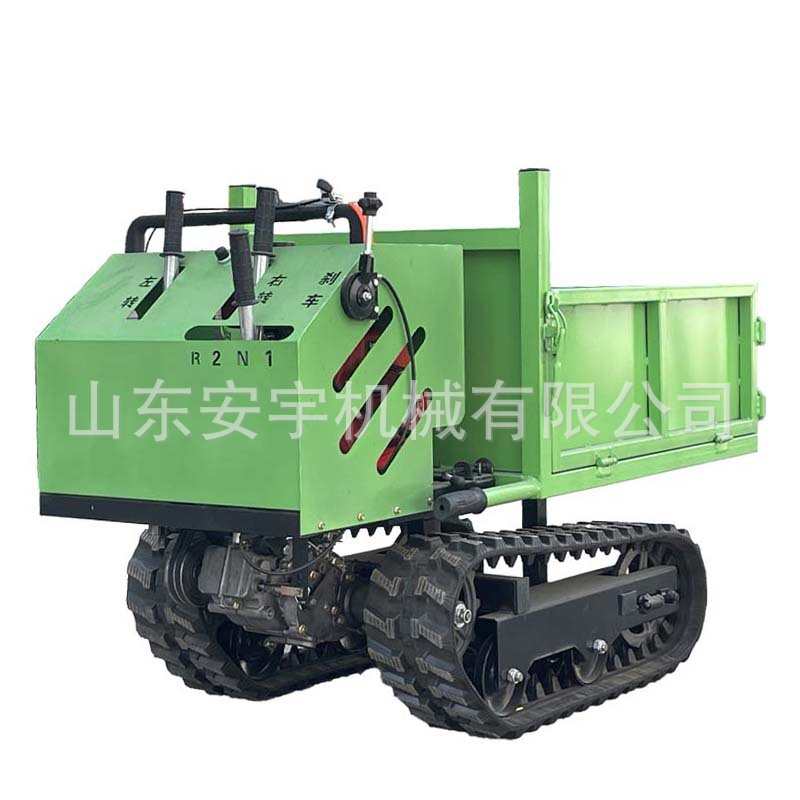 0.6吨小型爬山虎运料车0.8吨爬山虎履带运输车农用自卸搬运车