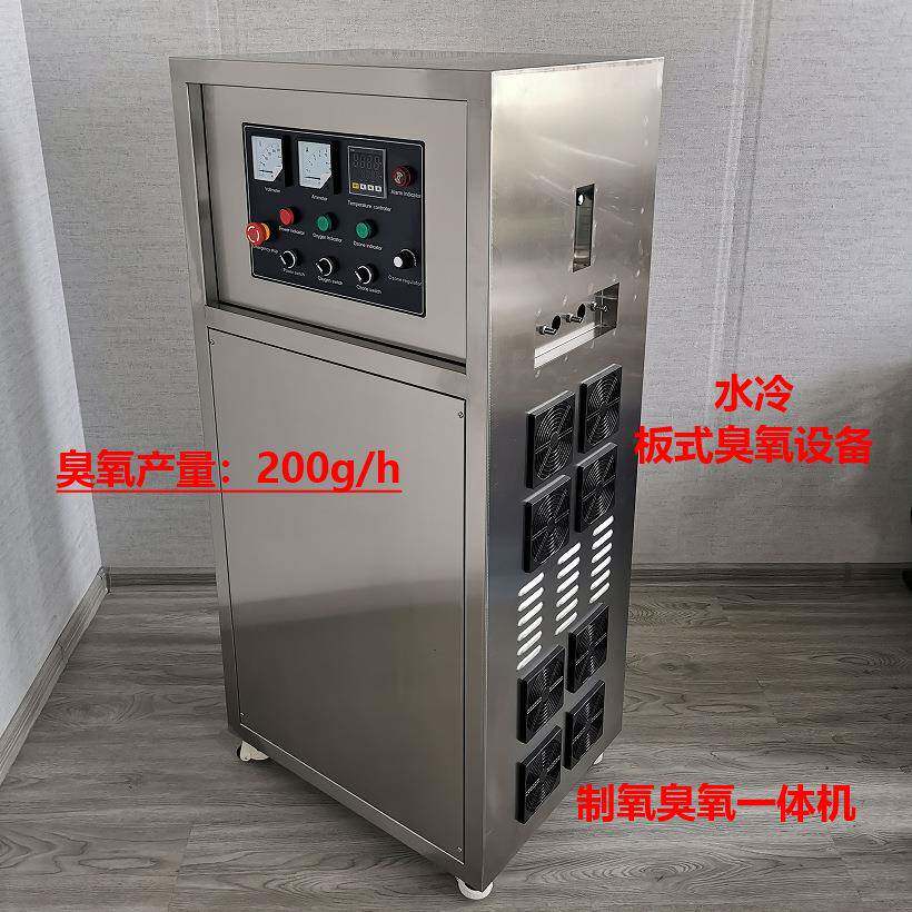 200克氧气源板式臭氧发生器污水处理臭氧设备水产养殖杀菌净化