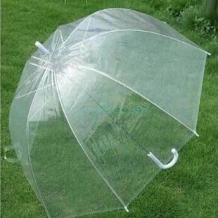 Fashion Clear Bubble Dome Umbrella Transparent Windproof