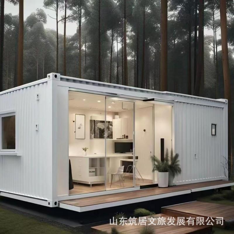 外贸规格海运集装箱改造房快拼集装箱板房带装修可住人民宿商用房