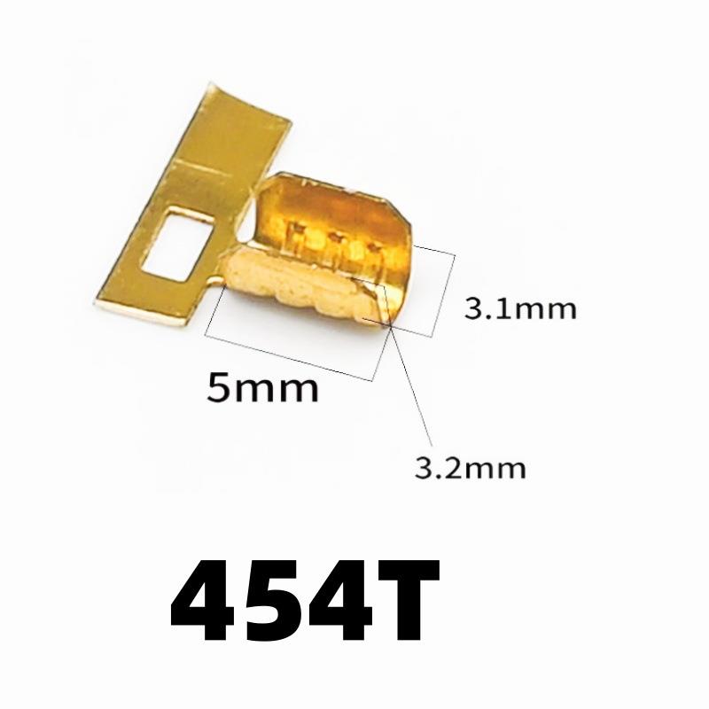 454铜扣U型横带压线扣端子453铜扣连带厂家直销