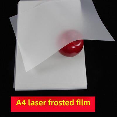 0.075亚光A4激光印花膜激光印花制版拉丝胶片胶片纸胶片胶片