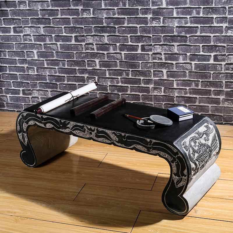石摆雕青石小件猪盆EKO中式仿古做旧室内客厅室外庭院石头摆件景