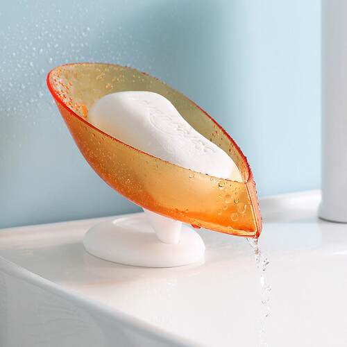 Creative Drainable Soap Dish for Bathroom, No-Drill Required