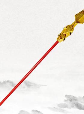 三国兵器关公刀赵云枪儿童表演道具伸缩火尖枪户外锻炼青龙偃月刀